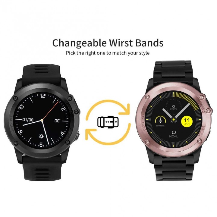 Multi-Function Microwear Waterproof Call Sports Smart Watch Unisex Wristwatch