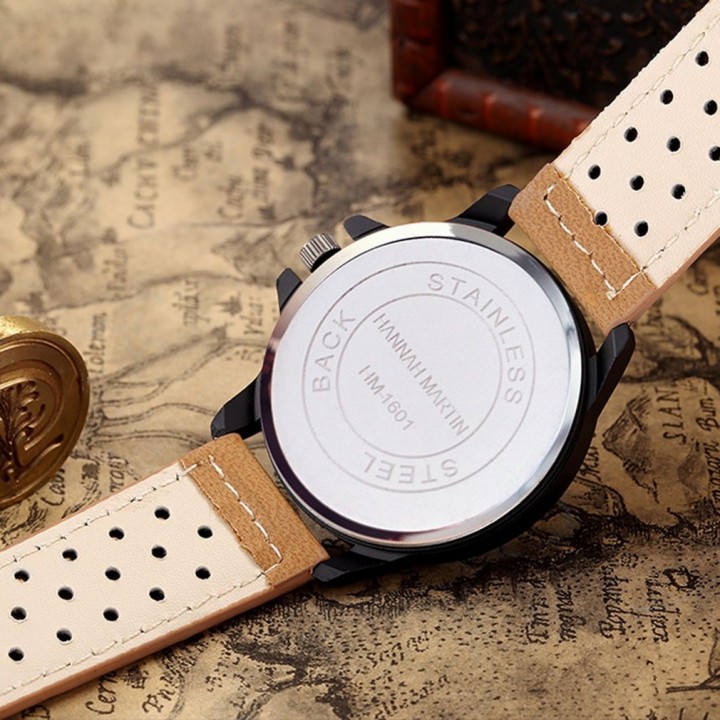 Hannah Martin HM-1601 Waterproof Male Sport Watch Fashion Quartz Wristwatch