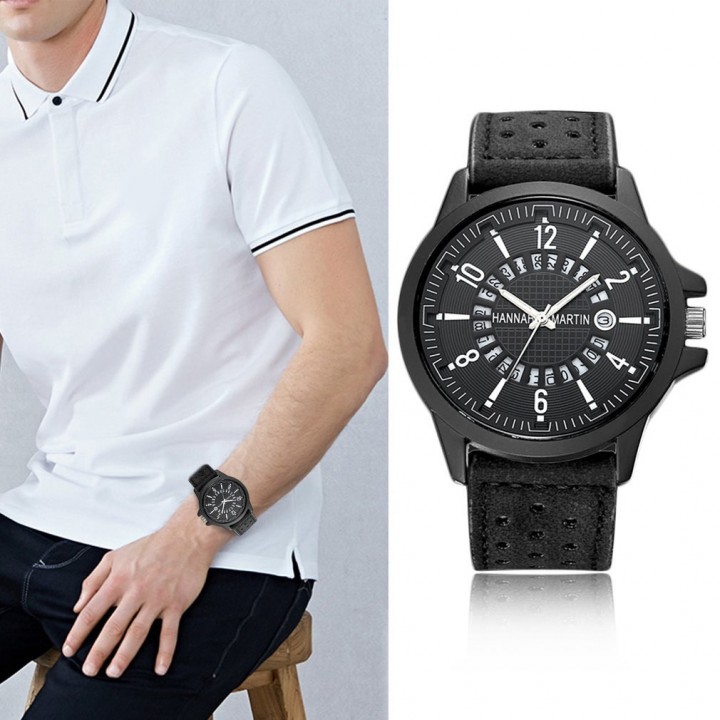 Hannah Martin HM-1601 Waterproof Male Sport Watch Fashion Quartz Wristwatch