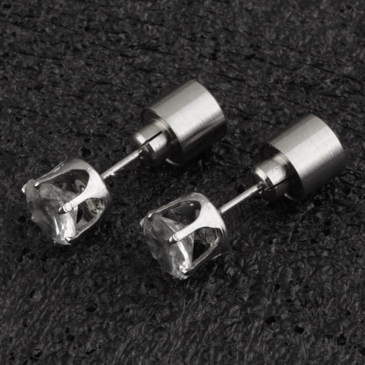 1 Pair Light Up LED Bling Earrings ear Studs Dance Party Accessories Blinking