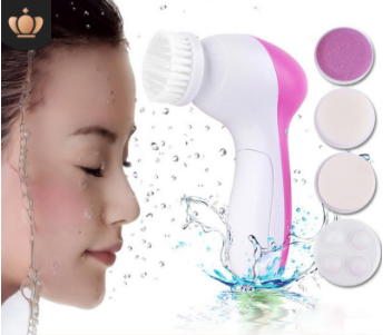 5 in 1 Multifunction Electrical Facial Cleansing Brush Spa Operated Kit