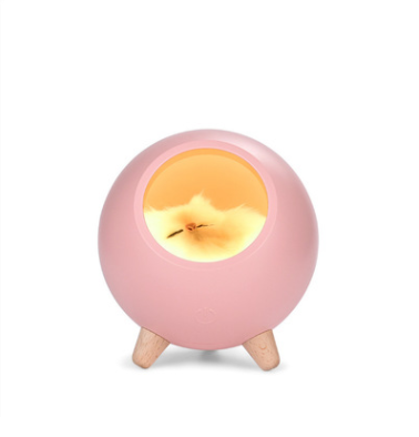 Cat Pet House Ambience Lamp USB Charging MINI LED Night Light Touch Ambient Light Bedroom Decor