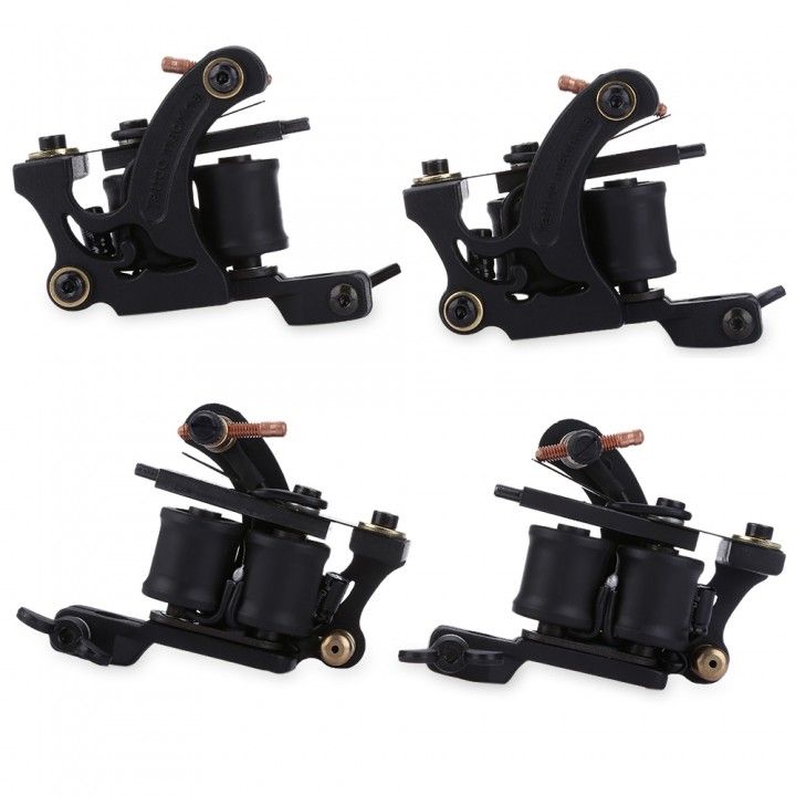 Tattoo Kit Shader Liner Machine Guns Power Supply 2 x Tattoo Machine Gun