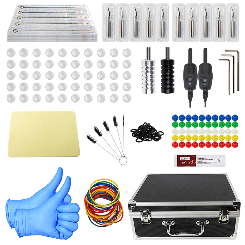 Tattoo set complete tattoo gun set with shell 4-piece entry tattoo machine set Tattoo Kit