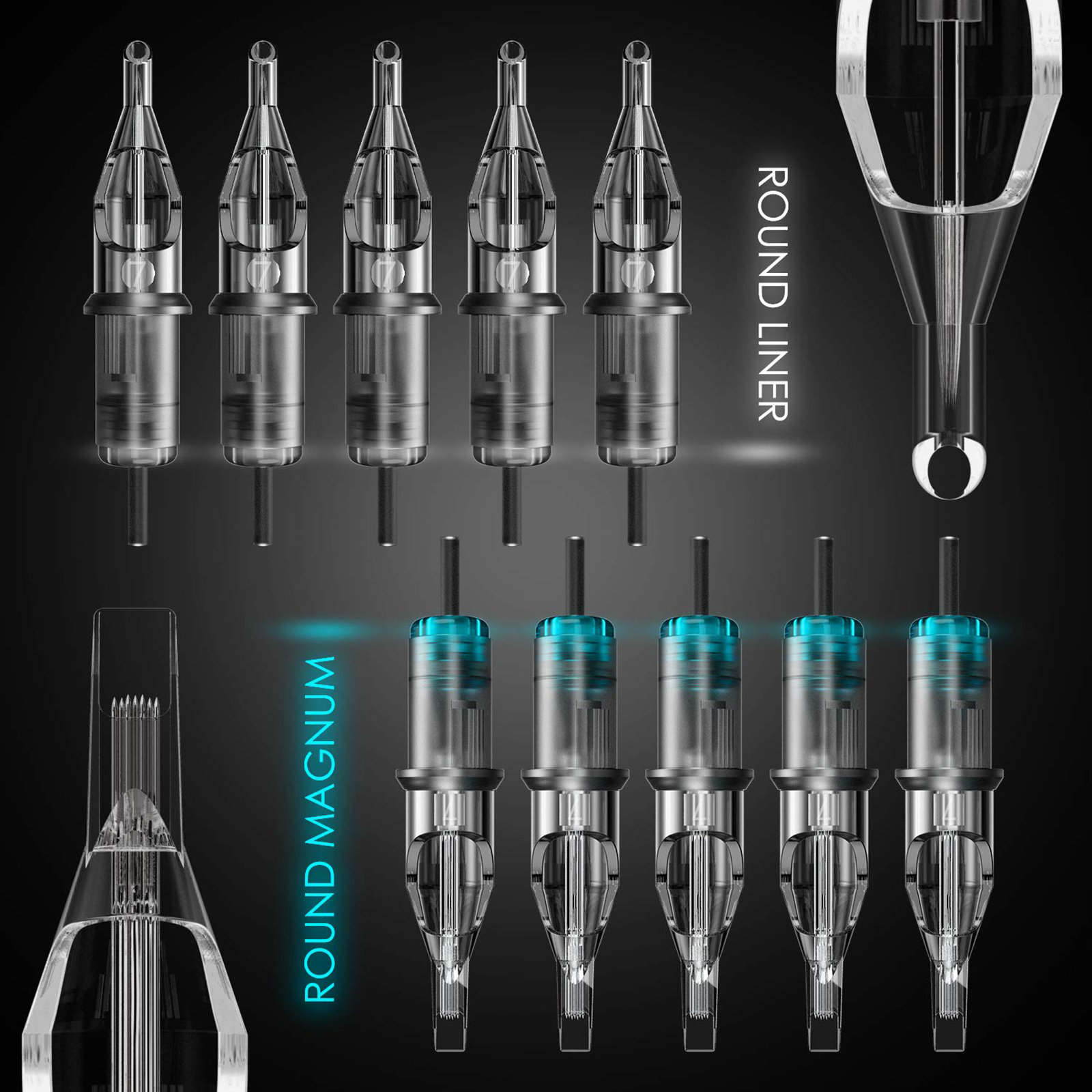 Wormhole tattoo pen professional complete rotary tattoo machine 50 ink cartridge needle tattoo pen