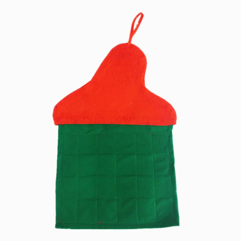 Christmas calendar non woven velvet gilded old man Calendar Christmas decorations