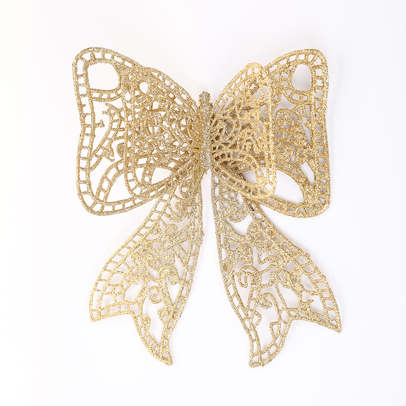 Christmas Ornament Christmas Tree Pendant Party Decoration pendant hollow simulation Butterfly
