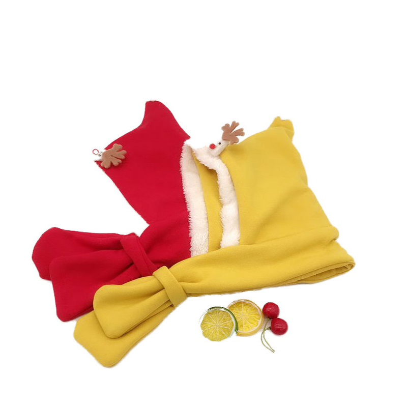 Children&apos;s cap for boys and girls Christmas gift christmas hat warm ear cap double thickness