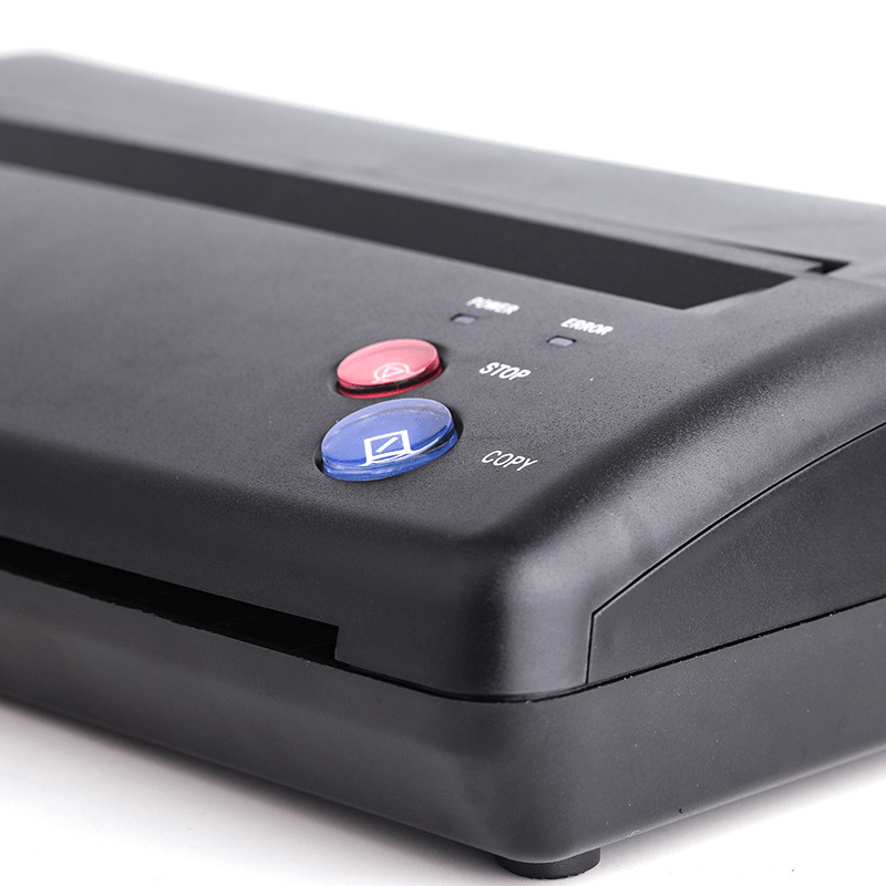 Tattoo thermal transfer machine copier transparent button beauty tool