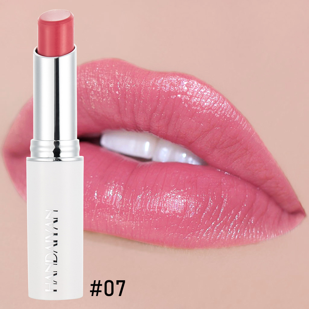 Women Red Lipstick lip Rouge Rose Moisten Lips Moisture Rose Red