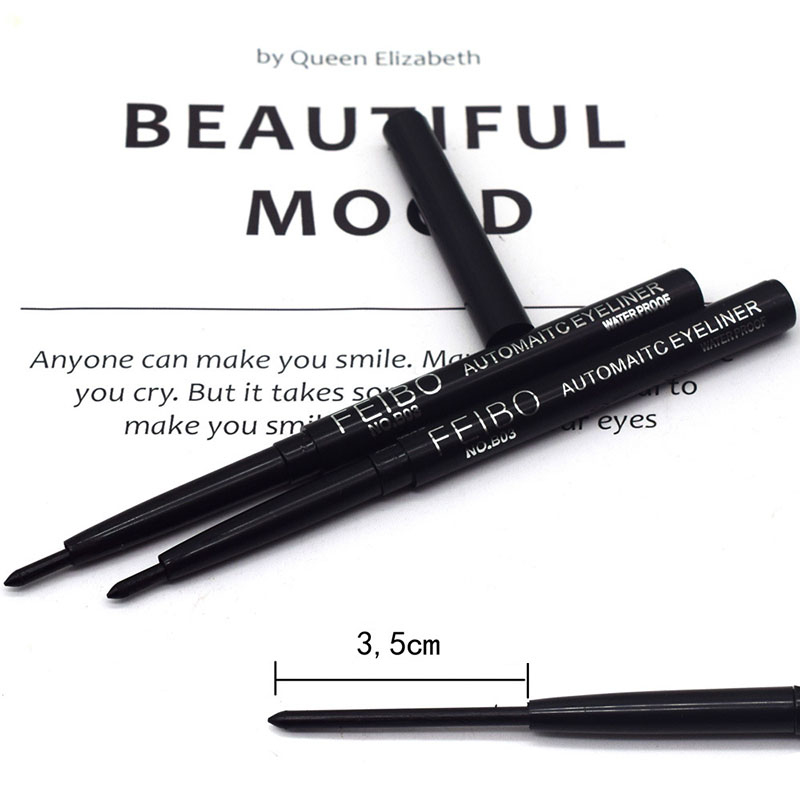 Black Automatic Eyeliner Long Last Sweatproof Waterproof Eye Liner Pencil Non-marking Eyeliner