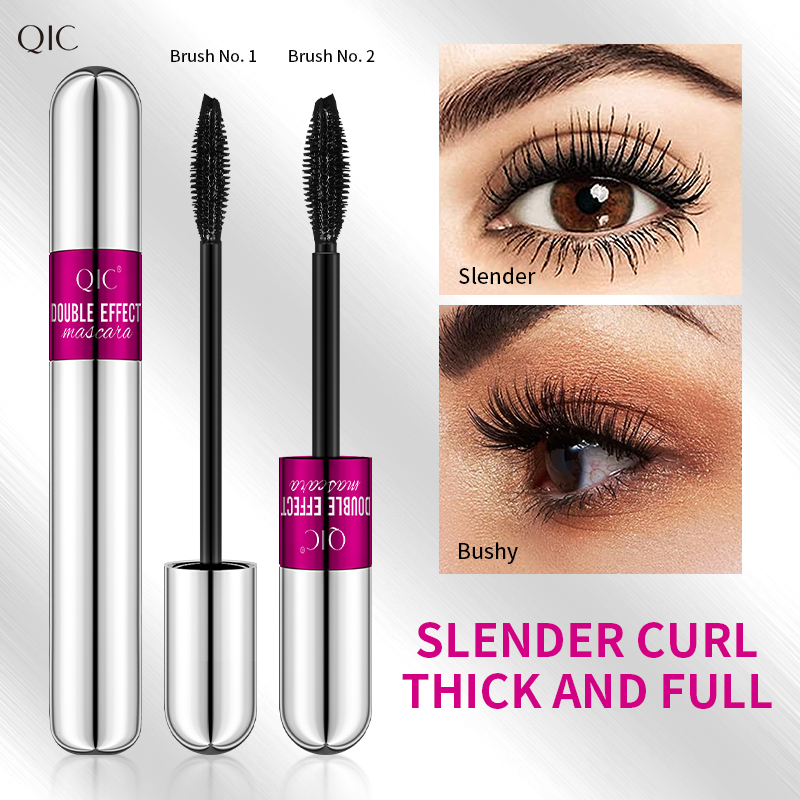 Two-in-one Dual-effect Water-proof Mascara Does Not Smudge Thick Curls And Stretch