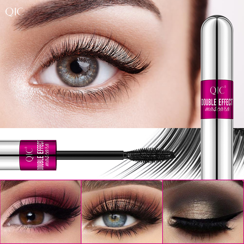 Two-in-one Dual-effect Water-proof Mascara Does Not Smudge Thick Curls And Stretch