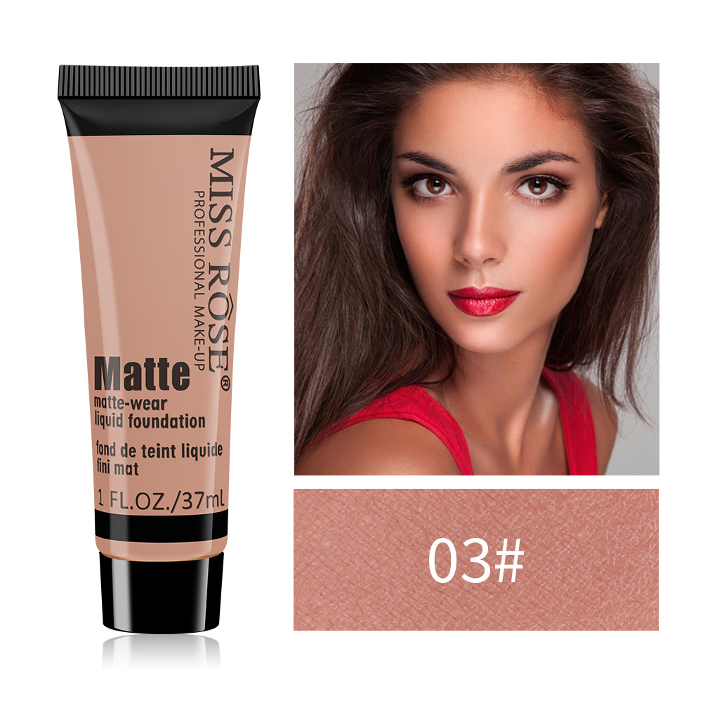 New matte waterproof concealer oil control foundation cream refreshing moisturizing long-lasting