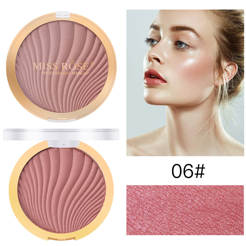 MISS ROSE Makeup Monochrome Matte Brighten Complexion Rouge Nude Makeup Natural Repair Blush