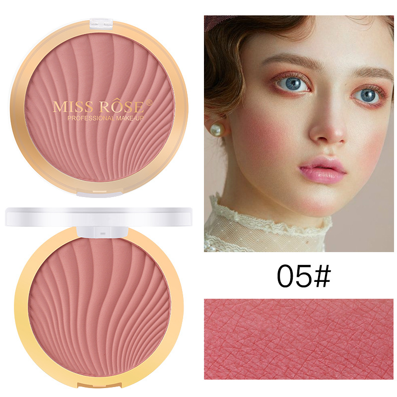 MISS ROSE Makeup Monochrome Matte Brighten Complexion Rouge Nude Makeup Natural Repair Blush