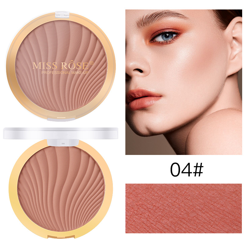MISS ROSE Makeup Monochrome Matte Brighten Complexion Rouge Nude Makeup Natural Repair Blush