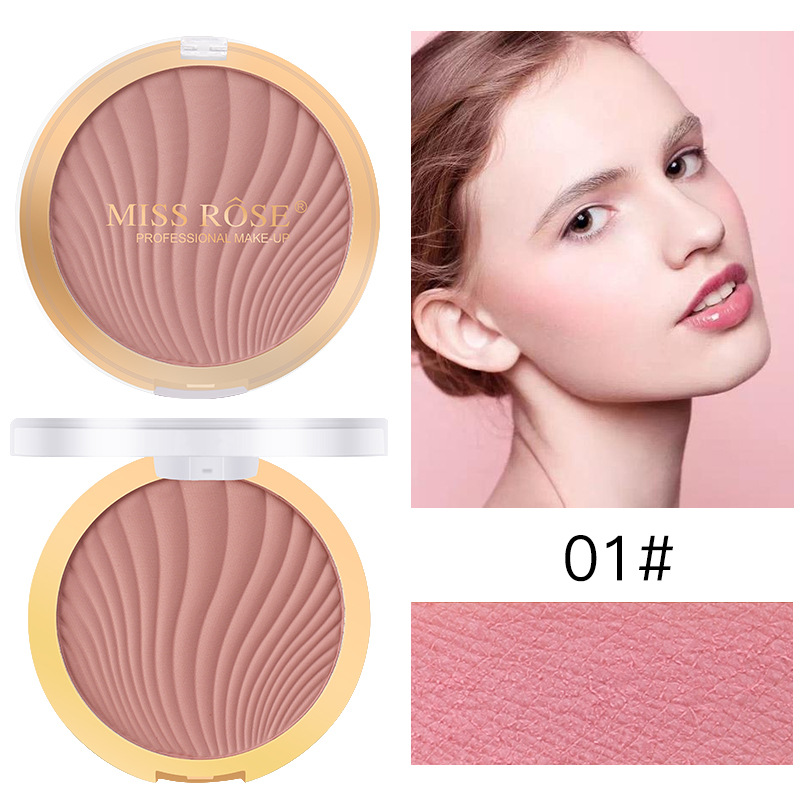 MISS ROSE Makeup Monochrome Matte Brighten Complexion Rouge Nude Makeup Natural Repair Blush
