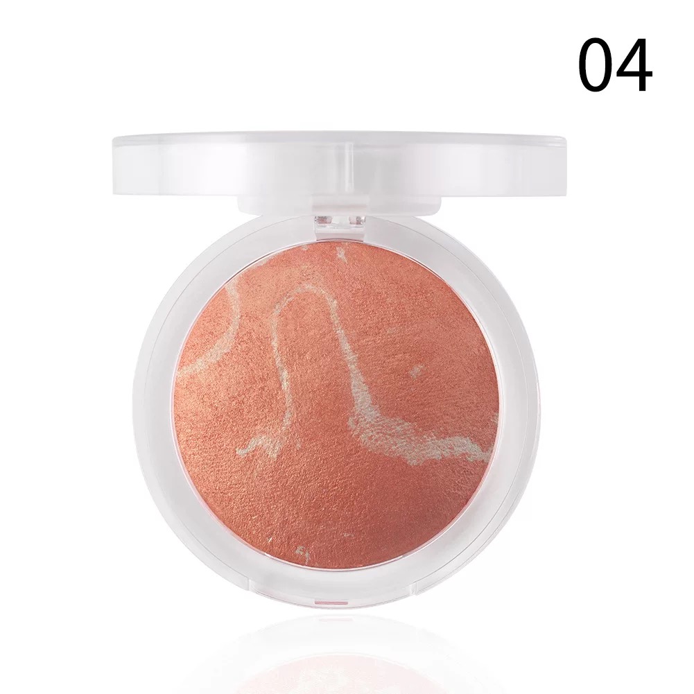 High gloss blushing plate European and American makeup beaded baking powder blushing plate