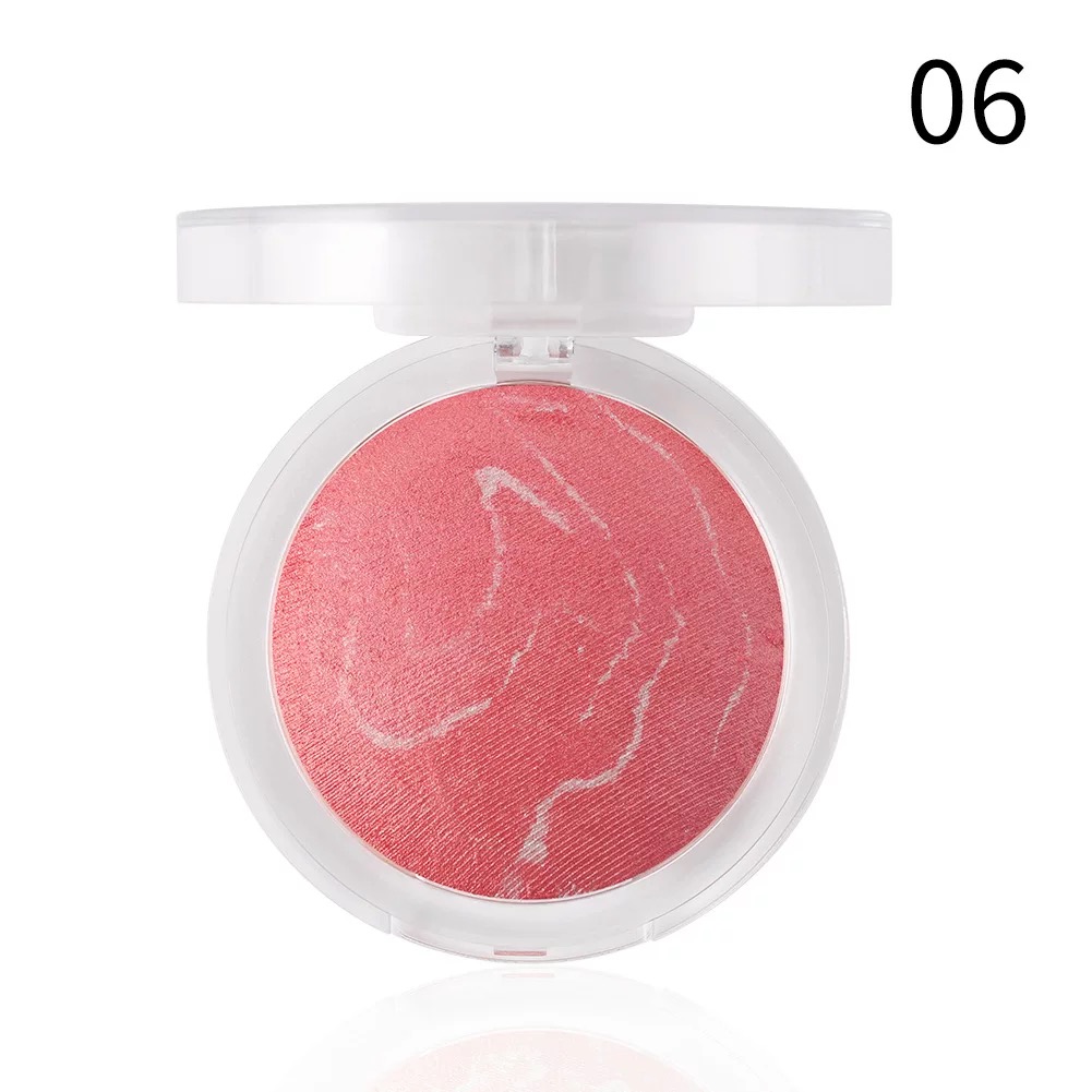 High gloss blushing plate European and American makeup beaded baking powder blushing plate