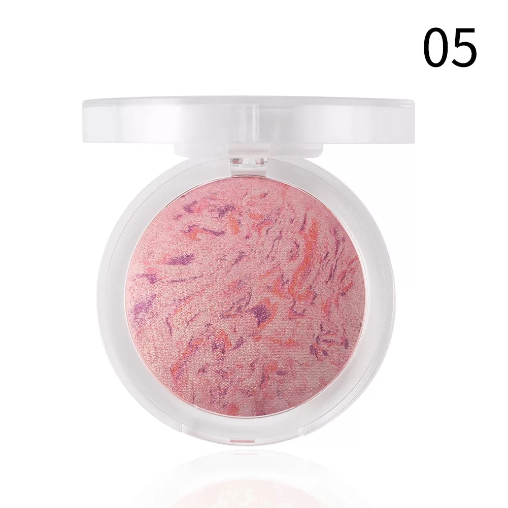 High gloss blushing plate European and American makeup beaded baking powder blushing plate