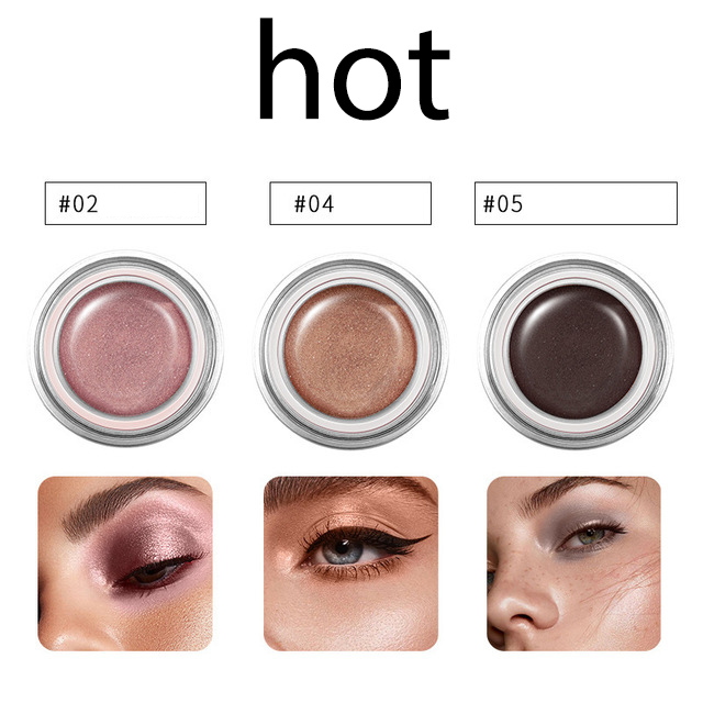 YANQINA Monochromatic eye shadow makeup waterproof flash Colour makeup Eye shadow