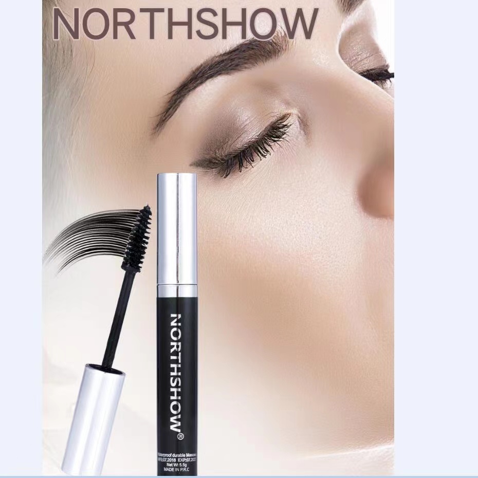 Makeup 4 d mascara is not easy to shading long silicone brush mascara custom