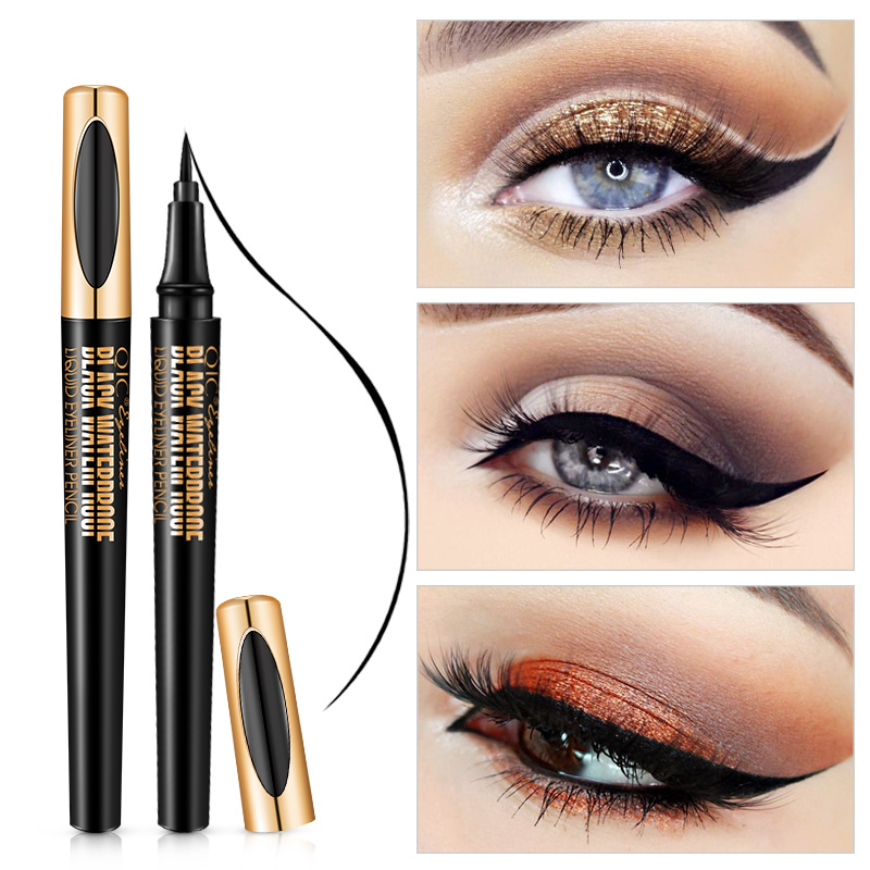 Liquid Eyeliner Pen Quick-drying Thick Black Eyeliner Smooth And Non-smudge Makeup Pencil