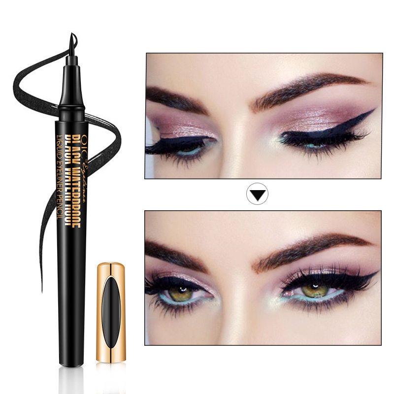 Liquid Eyeliner Pen Quick-drying Thick Black Eyeliner Smooth And Non-smudge Makeup Pencil