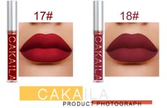 6Pcs CAKAILA brand waterproof non stick matte moisturizing  Lipstick  makeup 6 colors