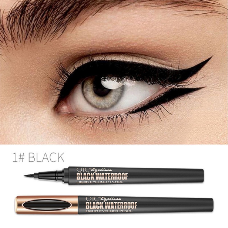 Cosmetics QIC Liquid Eyeliner Quick Dry Thick Black Eyeliner Smooth Not Dizzy Makeup Pen Beauty