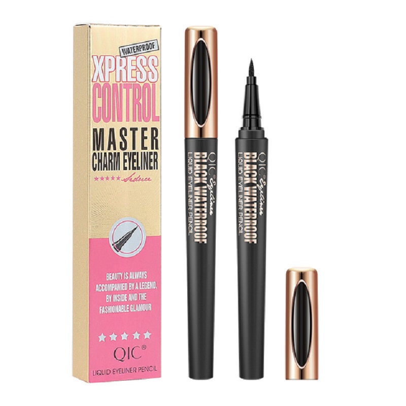 Cosmetics QIC Liquid Eyeliner Quick Dry Thick Black Eyeliner Smooth Not Dizzy Makeup Pen Beauty