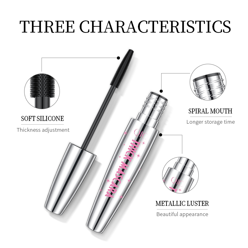 Long, Thick, Waterproof and Non-smudge Mascara