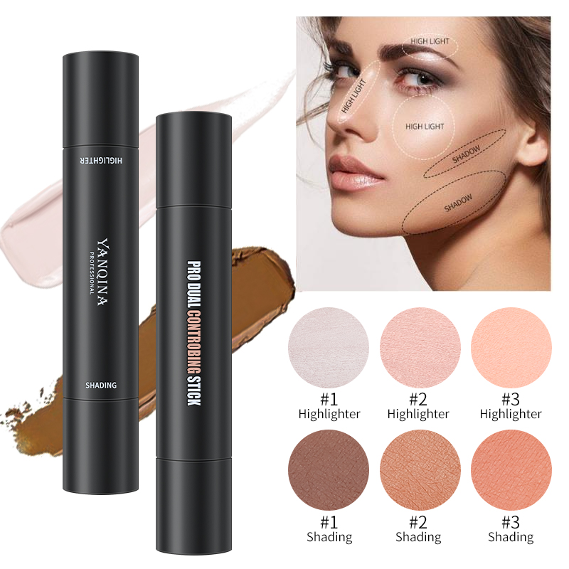 Concealer Facial Concealer Brightening Shadow Three-dimensional Two-in-One Concealer Highlighter