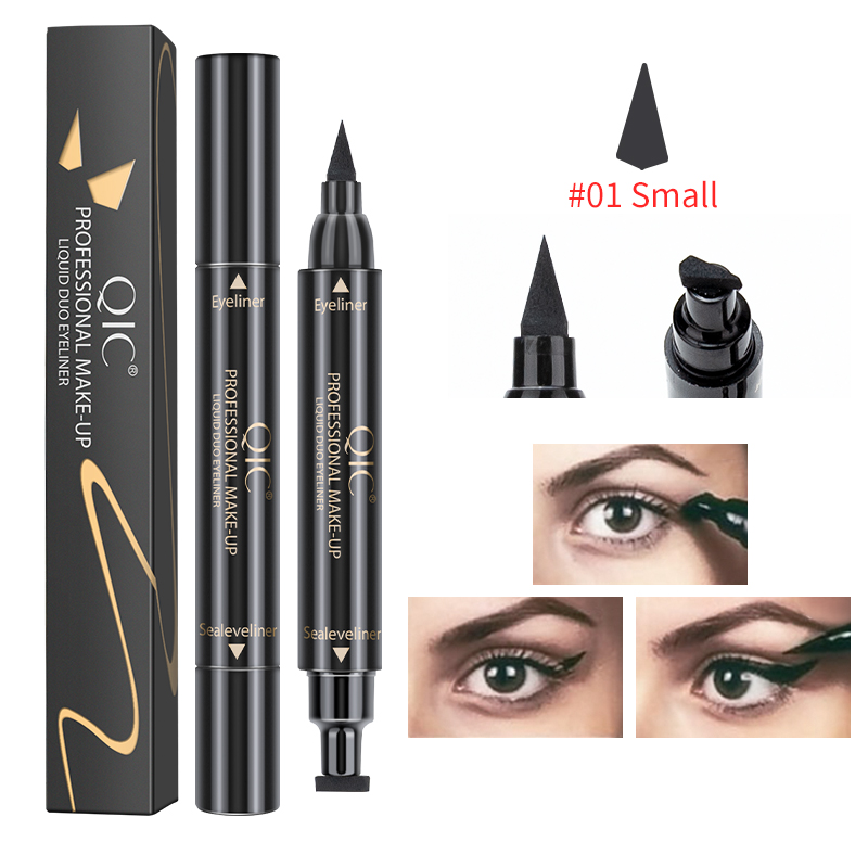 Double-headed Triangle Wing Seal Eyeliner Waterproof And Non-smudge Cosmetics