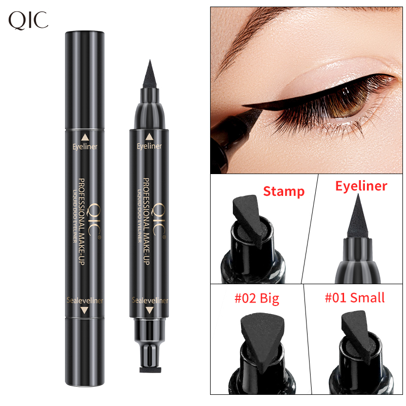 Double-headed Triangle Wing Seal Eyeliner Waterproof And Non-smudge Cosmetics