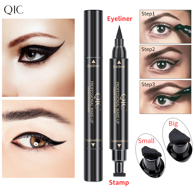 Double-headed Triangle Wing Seal Eyeliner Waterproof And Non-smudge Cosmetics