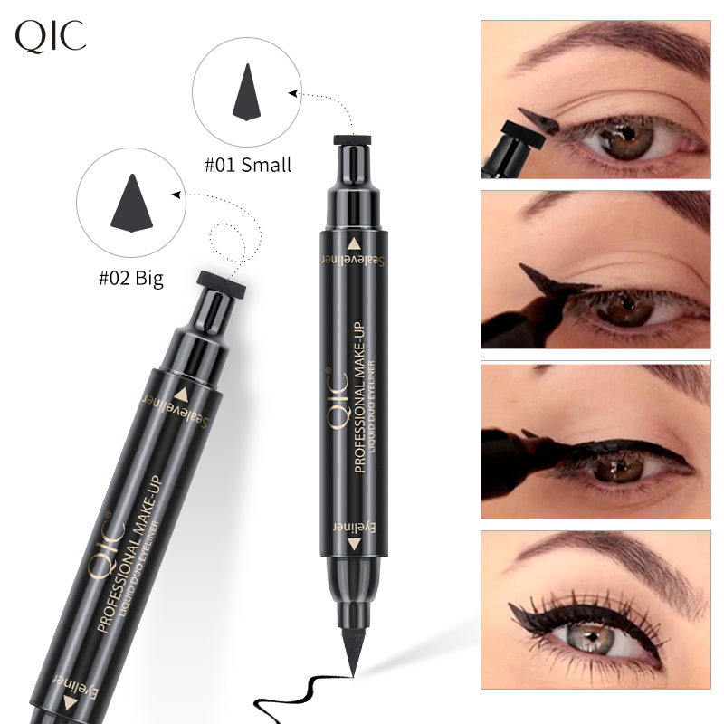 Double-headed Triangle Wing Seal Eyeliner Waterproof And Non-smudge Cosmetics