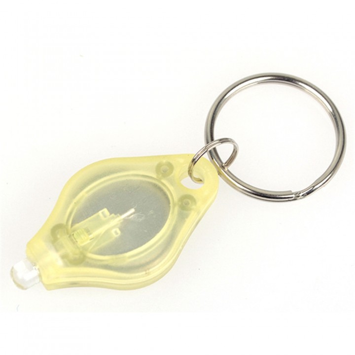 Mini LED Keychain Flashlight Keyring Torch 10PCS