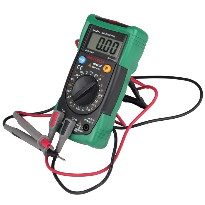 Mastech MS8233C Digital Multimeter for DC / AC Vol