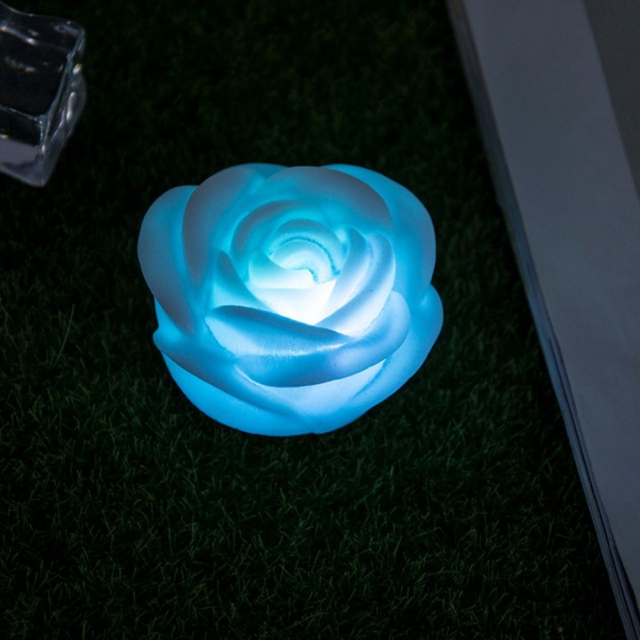 Night Lamp Color Changed Romantic Rose Flower Ligh