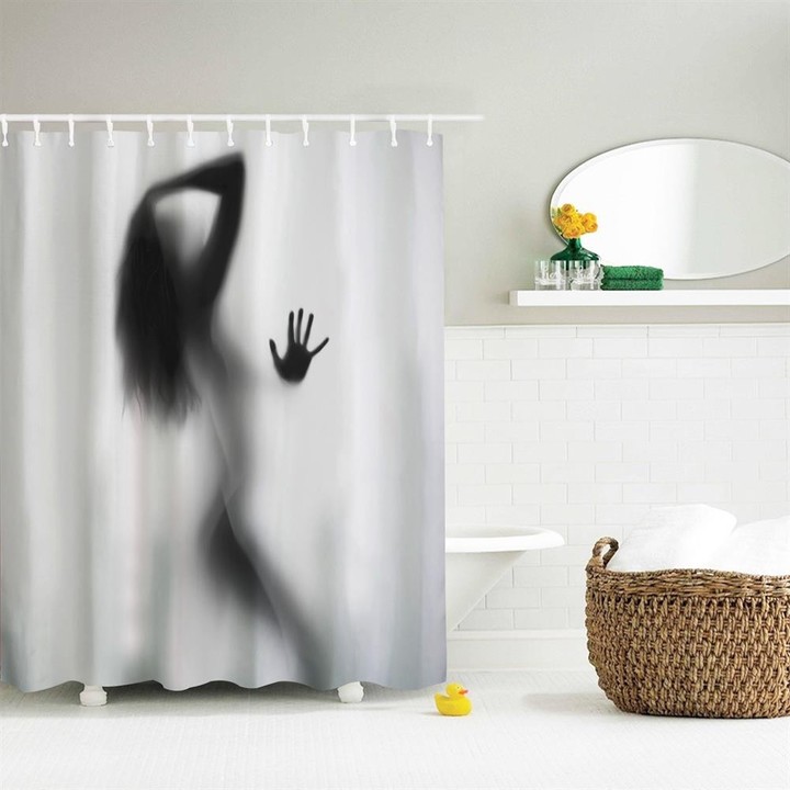 The Sexy Shadow Polyester Shower Curtain Bathroom