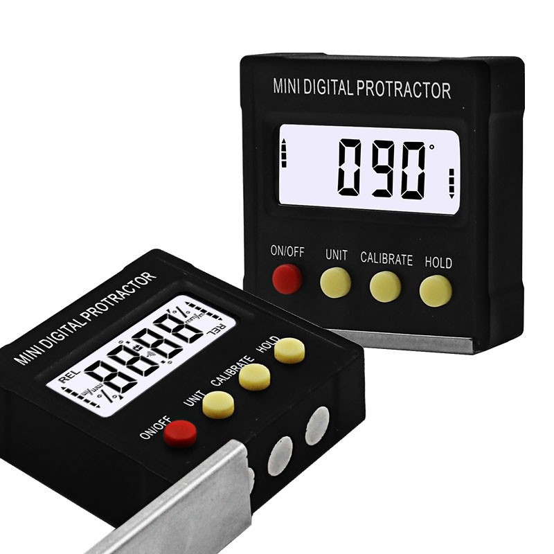 360 Degree Mini Digital Protractor Inclinometer Electronic Level Magnetic Box