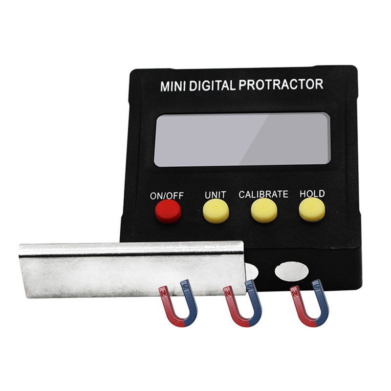 360 Degree Mini Digital Protractor Inclinometer Electronic Level Magnetic Box