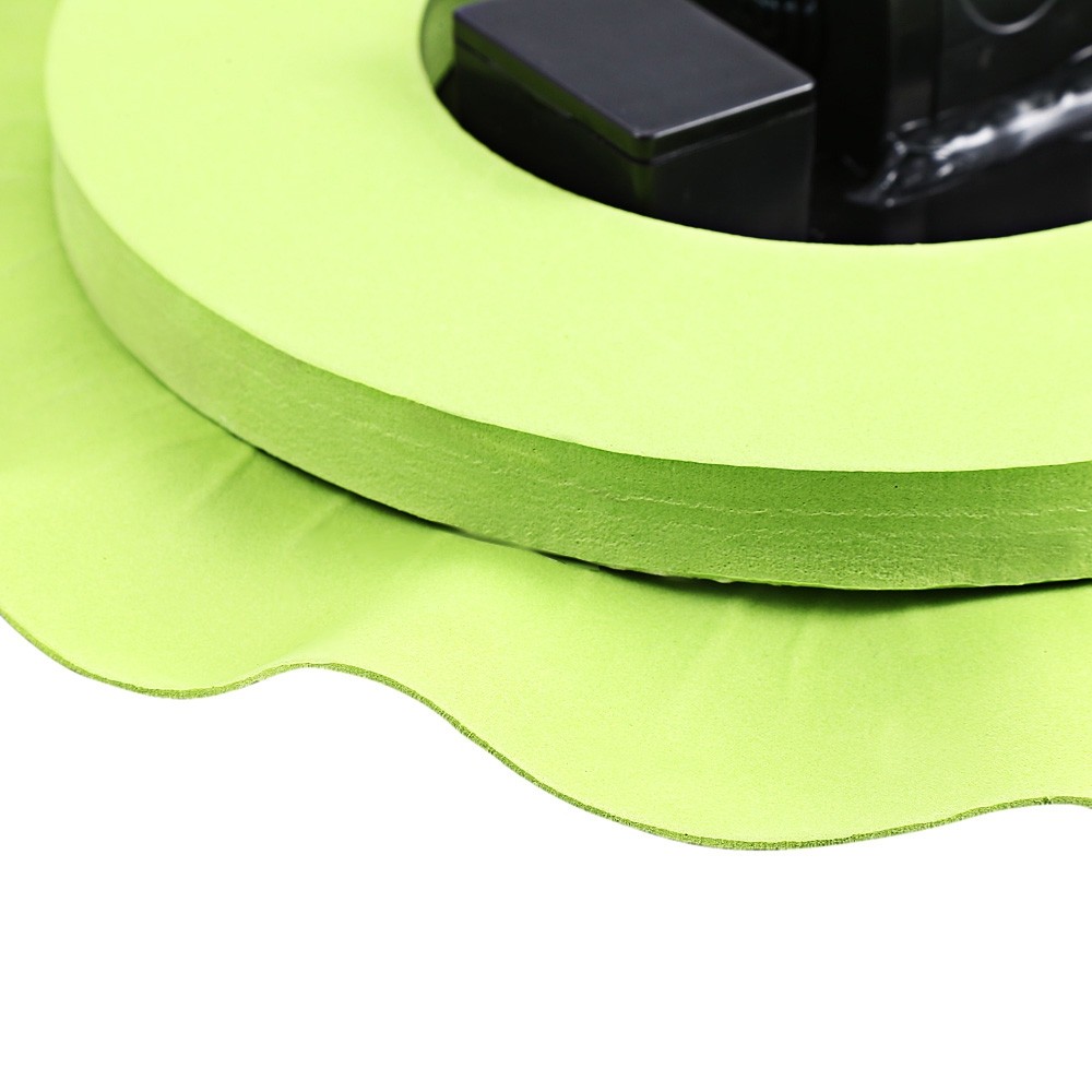 Round Solar Power Panel Submersible Fountain Pond Garden Water Pump Lotus Leaf Shape