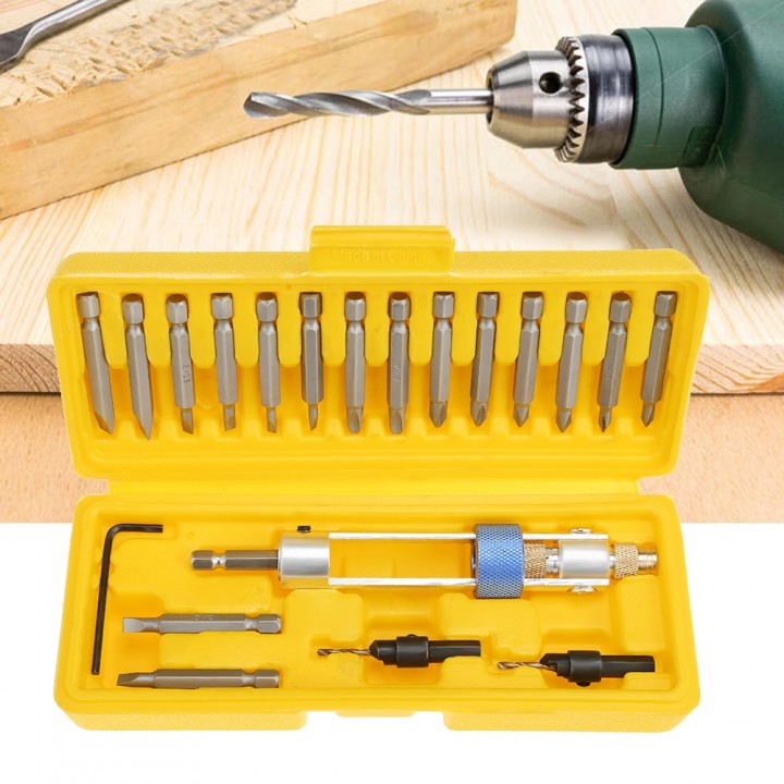 Half Time Drill Driver Steel Bit Double Use Screwd