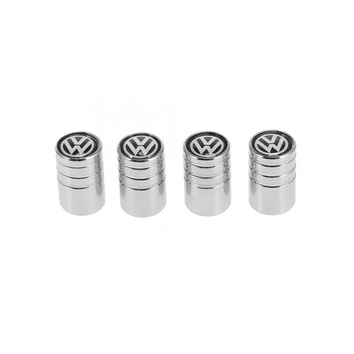 Universal Car Tire Valves Cover Metal Wheel Caps 4