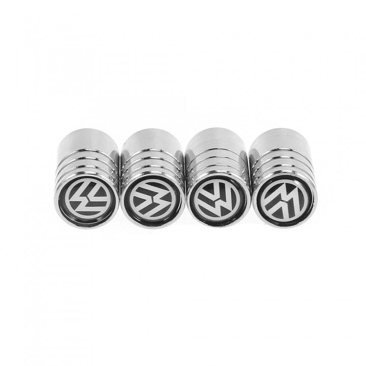 Universal Car Tire Valves Cover Metal Wheel Caps 4