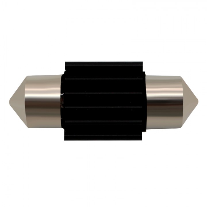 2PCS White 31mm Osram 3030 6 SMD Car Festoon Canbu