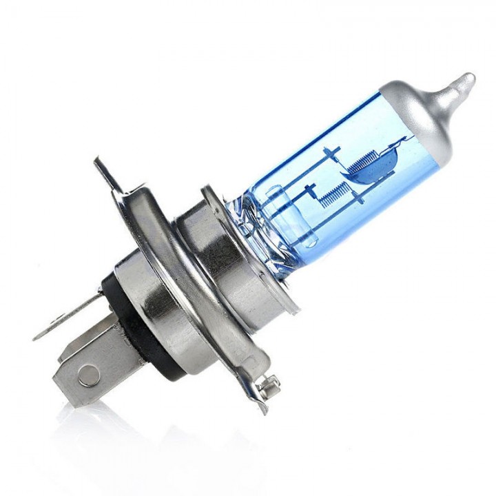 2PCS H4 12V 100/90W Halogen Bulb Xenon Dark Blue G